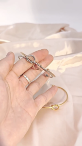 Combo 10 Vòng tay cuff xoắn nút thắt đơn giản dễ thương giá rẻ