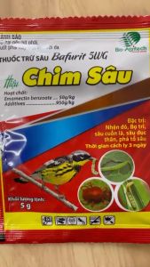 Sản phẩm trừ sâu sinh học hiệu Chim Sâu: Trừ sâu xanh sâu tơ sâu cuốn lá sâu đục thân sâu đục quả  trên cây trồng