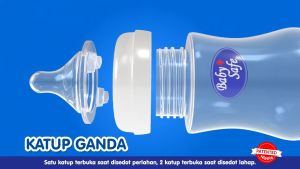 Baby Safe WNS001 125ml | Baby Safe WN002 250ml | Baby Safe WNS01 Botol Susu Bayi | Botol Susu Wide Neck Bottle | Botol Susu Anak Wide Neck | Botol Susu Bayi Wide Neck | Botol Susu Bayi Newborn 125ml | Botol Susu Bayi 250ml | Baby Safe WNS02 Botol Susu