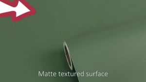 Green Matte Self-Adhesive Film Thickened Waterproof Wallpaper DIY Renovation Sticker for Kitchen Cabinet Table Wall Furniture