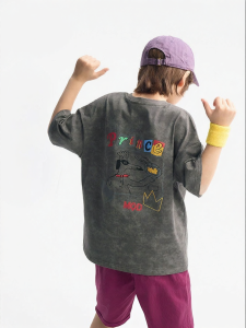 Moisture-wicking Short Sleeve T-shirt for Children