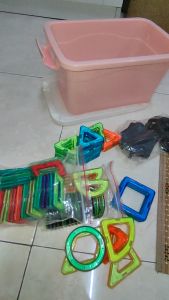 [ Stok Sedia ] 138pcs STEM Kanak-kanak Pendidikan Kreatif 3D set Mainan Pembinaan