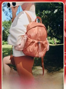 Beneunder | Banana Leaf Womens Folding Backpack Lightweight Traveling Waterproof Office Use Double Shoulder Bag Large Size Polyester Material