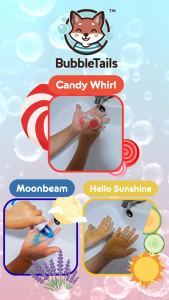 Moonbeam BubblePen by BubbleTails Creative Handwash Soap for Kids | Fun Handwashing Activity