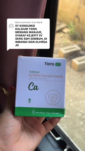 Tianshi Calcium Medication to Increase Height for Men and Women High Protein and Calcium for Height Growth in 5 Days Original Pass KKM 100%