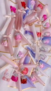 Harga Borong Jambangan Ros Satu Tangkai Wholesale Price Single Stalk Soap Rose Bouquet Long Color Gold Theme Door Gift Party Graduation Teachers Day Event Gift