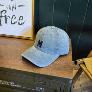 Mũ Bóng Chày Denim Phong Cách Retro Mới Dành Cho Nữ Mũ Lưỡi Trai Thường Ngày Có Thể Giặt Được Mũ Lưỡi Trai Mềm Có Họa Tiết Chữ Cho Nam Và Nữ