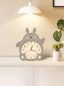 Quiet Desktop Clock Small Decoration Living Room Entrance Cabinet Decorative Table Clock Silent Stand Clock Desktop Style
