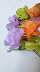 Bunga Mawar Artificial C06 GESANG 65cm 3 Cabang 3 Kuntum Bunga Palsu Plastik Buatan Imitasi Hias Dekor Buket Bouquet Rumah Pesta/Bunga Hias AF073