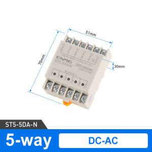 ENMG | Optically Isolated Multi-Circuit Solid State Relay Module 24V DC Control DC DIN-Rail Module 220V AC plc output amplifier control