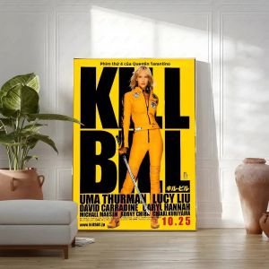 Bandai | Kill Bill Poster Tự Dính Giấy Chống Thấm Nước Miếng Dán Trang Trí Treo Tường Phong Cách Hiện Đại Nghệ Thuật Cho Quán Cà Phê Thanh Phòng Ký Túc Xá