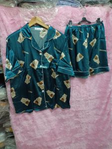 Des setelan Bear staen impor kode 2028 hijau army freesize fashion kekinian fashionable