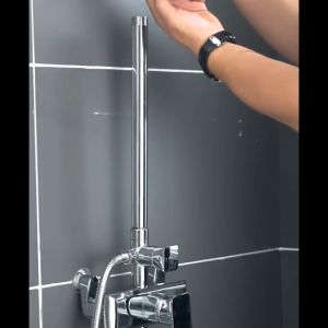 3/4 Inch Stainless Steel Shower Extension Rod / Batang Ekstensi Pancuran / Pipa Ekstensi Kepala Pancuran - 30cm