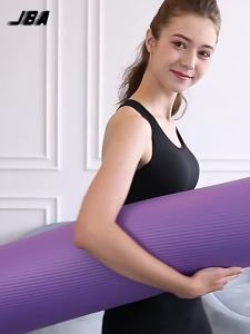 JBA Yoga Mat Thick 20MM Extra Large 90CM Length Soft NBR Skin-friendly With Carry Bag Soundproof Waterproof Workout Mat 瑜伽垫女