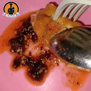 Gyoza Pedas Kang mamatz/Gyoza instan siap saji/Gyoza pedas Chili oil Asli/Gyoza Halal