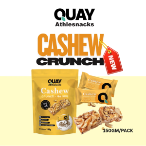 Quay Athlesnacks Cashew Crunch (150G) - Healthy Snacks / Quay Wholefoods / Teck Sang