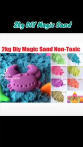 2kg DIY Magic Play Sand Sticky Dough Space Sand Play Early Learning Kids Toys Gift Toy Mainan Budak Pasir Doh 太空沙玩具 益智玩具