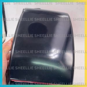 Universal Air Flow Hood Scoop For Car Universal ABS Gloss Black Air Flow Intake Engine Cover 2pcs