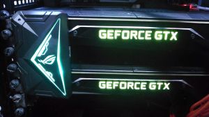 Asus ROG SLI HB High-Bandwidth Bridge 3-Way For Graphic Card GPU with Aura Sync RGB for Silky-Smooth Gameplay