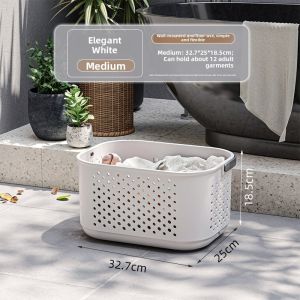 MEIZHUFU | Wall-mounted Partitioned Laundry Basket