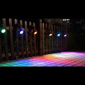 7 LED Solar Spotlight Garden Outdoor Waterproof Lawn Lights Landscape Lamp for Yard Garage Garden Roadside Auto ON/OFF
