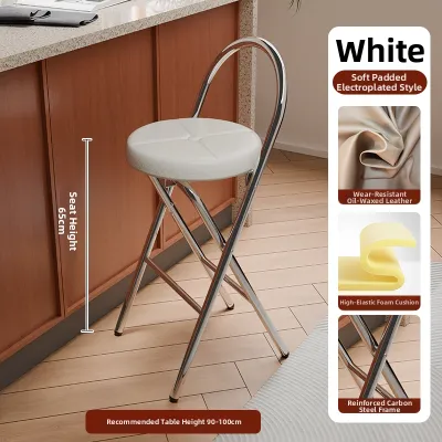 MU FENG ZHI NAN | Vintage Space-saving Foldable Dining Chair