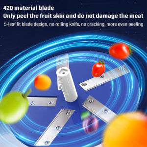 Automatic Fruit Peeler Intelligent Peeling Machine Portable Wireless Grape/tomato/Garlic Peeler for Home Fast Kitchen Supplies