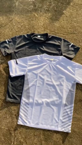 Ice Silk Mens Dri-fit Shirt Compression Shirt Sports Loose Mesh T-Shirt Cool Short Sleeve Casual Basic Tops for Men