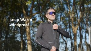 ROCKBROS Cycling Jersey Warm Fleece Long Sleeve Cycling Jacket Comfortable Windproof MTB Road Bike Clothing