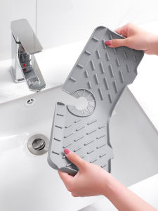 Kitchen Sink Waterproof Splash Proof Water Guide Channel Drain Pad Silicone Material for Bathroom And Kitchen Use