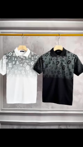 Áo Thun Cổ Bẻ LOAEA Loang Tay Ngắn Vải Cotton Co Giãn 4 Chiều Form Regular Fit - TUTEE