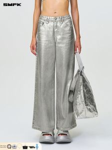 SMFK | Vintage Style Design Trousers Jeans