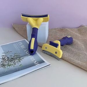 Pet Hair Removal Comb Dog Cat Opening Knot Comb Deshedding Hair Brush Pets Comb Grooming Supplies