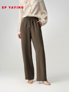 EP YAYING | Acetate Elastic Waist Slim Fit Culottes
