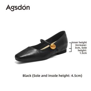 Agsdon | Heel Lift Female Shoes