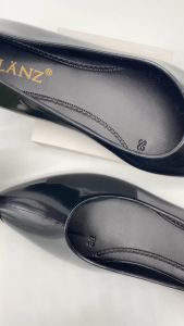 [GS-550] Sepatu Wedges Wanita Jelly Kilap Glossy Glanz Sepatu Kerja Cewek Kantor Lentur Elegant Dan Nyaman