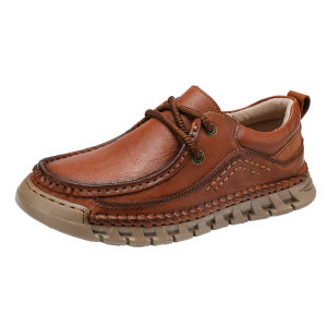 NUDANLAI | Fall Wide Fit Soft Sole Comfort Leather Casual Mens Shoes