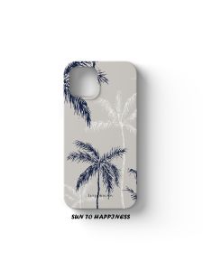 Full Cover  17Promax Phone Case Korean Japanese Style Grey Glossy Personalized Design Original Illustration  Look