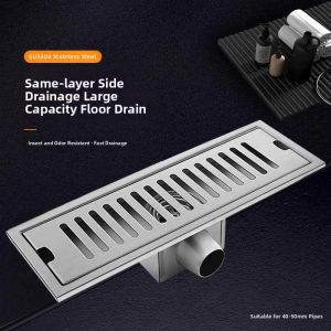 MEISITEKEKE | Odor Proof Anti-Clog Long Strip Floor Drain
