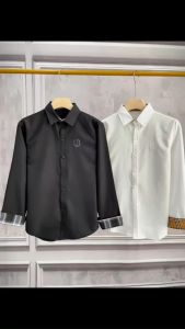 [ảnh thật+video] Áo Sơ Mi Nam Tay dài THOME Cao Cấp Chất Liệu Lụa KaTe dày dặn Chống Nhăn màu trắng lịch lãm phong cách Hàn Quốc mẫu hót - H026