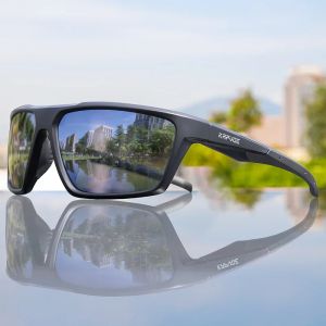 Kapvoe | Kapvoe Men Fashion Polarized Sunglasses Cycling Glasses UV400 Eyewear for Men Women Driving Climbing Outdoor Sports Sunglasses