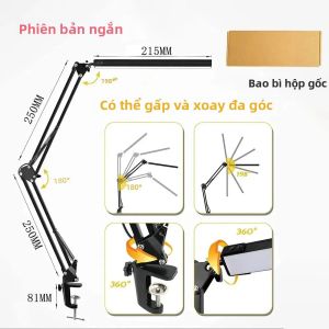 Đèn Bàn LED 10W Có Kẹp Cần Xoay Bảo Vệ Mắt Điều Chỉnh Độ Sáng Sạc USB 10 Cấp Độ Sáng 3 Chế Độ Dùng Cho Văn Phòng Và Gia Đình