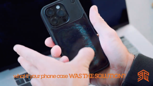 STM Goods iPhone 15 Series Phone Case Reveal Warm (MagSafe) - Black Realm