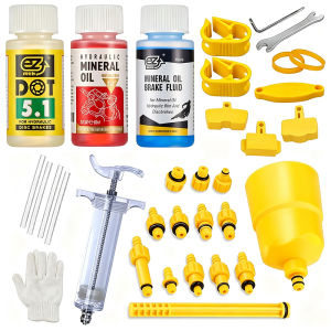Bicycle Brake Oil Bleed Kit Tools 60ML Brake Mineral Oil Bike Brake Repair Tool For Shimano Hydraulic Disc Brake Bleeding Tool