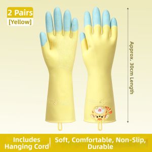 DINGQING | Durable Waterproof Kitchen Gloves