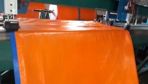 BẠT XANH CAM CHE MƯA NẮNG 2 LỚP KHỔ 3M x 3M
