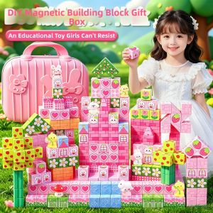 ALLofmini | Educational Magnetic Building Blocks Toy for Girls 3-6 Years