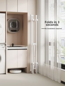 Folding Space-Saving Indoor Clothes Drying Rack