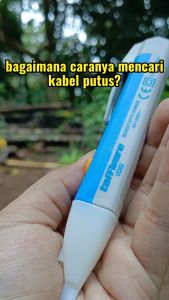 Tespen Listrik Digital Taffware Cek Kabel Putus Dual Led Obeng Tespen Listrik Non Kontak Akurat