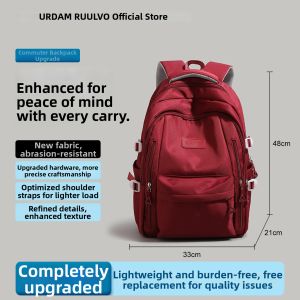 URCDN RDALVO | Lightweight Casual Travel Backpack for School and Laptop